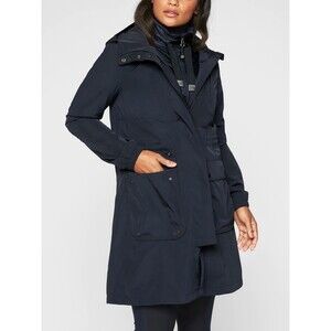 Athleta Size Small fits M Ballard Waterproof Parka Rain Jacket Pockets Hooded j